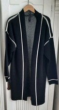   Key Largo  Jacke Strickjacke Lang Schwarz m...