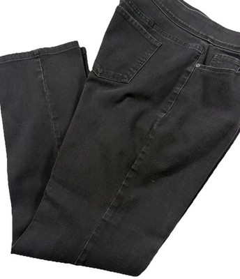 Gloria Vanderbilt Jeans Avery Black Size 16  High Rise Pull-On Slimming Effect