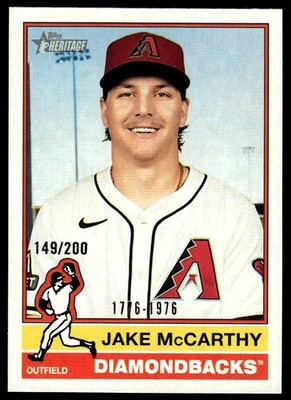 2025 Topps Heritage Jake McCarthy #473 Bicentennial #'d /200 Diamondbacks