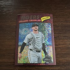 Topps Heritage Sparkle Parallel 2021 Dillon Dingler #73 Tigers Baseball Card
