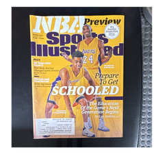 Sports Illustrated Magazine October 2015 NBA Preview Lakers Cover Kobe Bryant