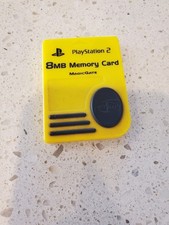 Sony PlayStation 2 8MB Memory Card - Yellow