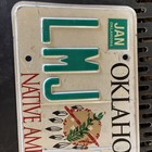 Oklahoma 2008 Native America  license plate   # LMJ 764 — photo 3