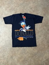 Vintage NEW Mickey Unlimited Donald Duck California Disney T-Shirt Size L