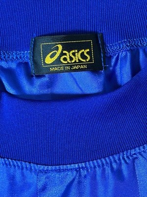 Japan 1998 Training Top Asics L JFA Flame Logo Blue Vintage Soccer