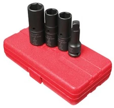 1/2" Drive, SAE & Metric Deep Thin Wall Flip Socket Set, 4 Pc. 2 SUU-2724