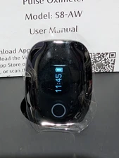 NEW Wellue O2Ring-S Oxygen Monitor w/Vibration Bluetooth Pulse Ring B9