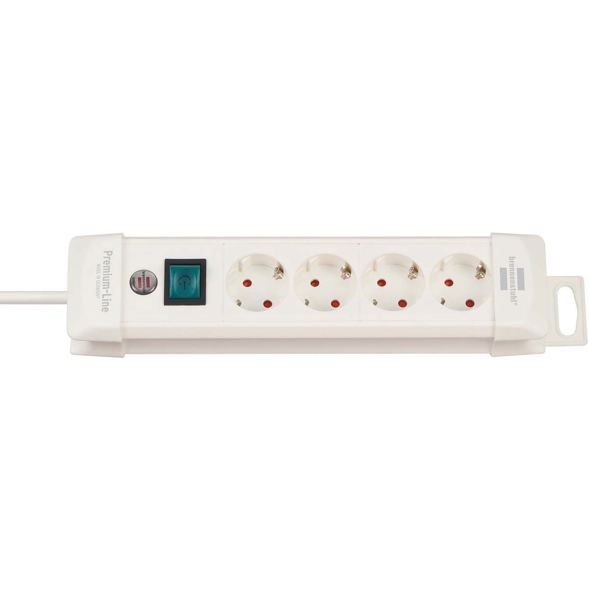Multiprises Premium-Line BRENNENSTUHL idéale pour ranger les câbles du salon
