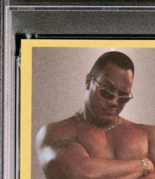 1998 WWF "The Rock" Rookie Card RC PSA 8 Dwayne Johnson Vintage Wrestling WWE  view 5