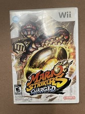 Mario Strikers Charged Nintendo Wii, 2007 - CASE And Manual Only
