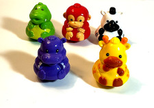 VTech Animal Adventures Ark Animals 5 Replacement Figures Monkey Hippo Alligator