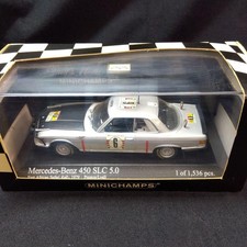 Minichamps Mercedes 450 SLC 5.0 1/43 Diecast Model Car Clear Case 15+