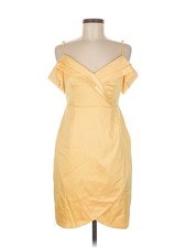 Fashion Nova Women Yellow Cocktail Dress M
