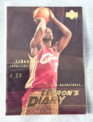 2003-04 Upper Deck - Lebron's Diary LeBron James #LJ12 (RC)
