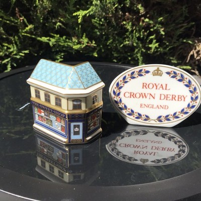 Royal Crown Derby Sweet Shop Miniatur Gebäudemodell