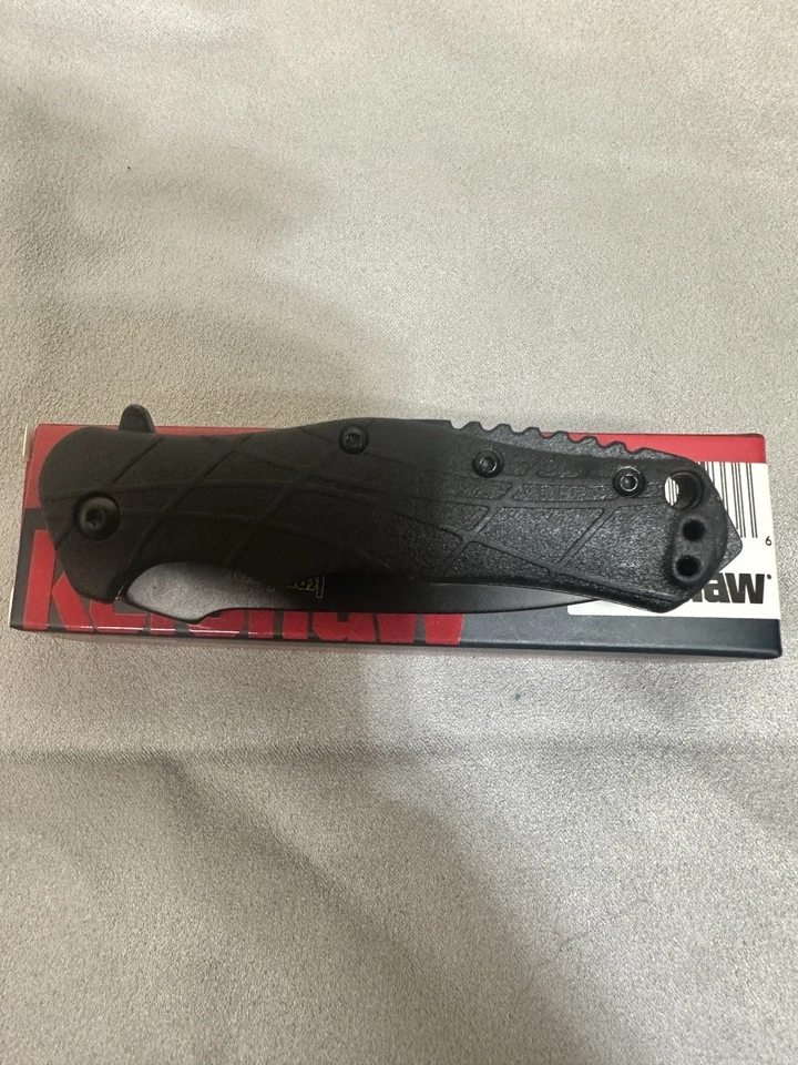 Navaja de Bolsillo Plegable Kershaw Negra RJ Tactical 3.0 Asistida Abierta 8Cr13MoV Hoja Foto 4 de 4
