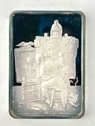 32.5 grams .925 Sterling Silver Bar Norman Rockwell Trip Self Portrait  *182