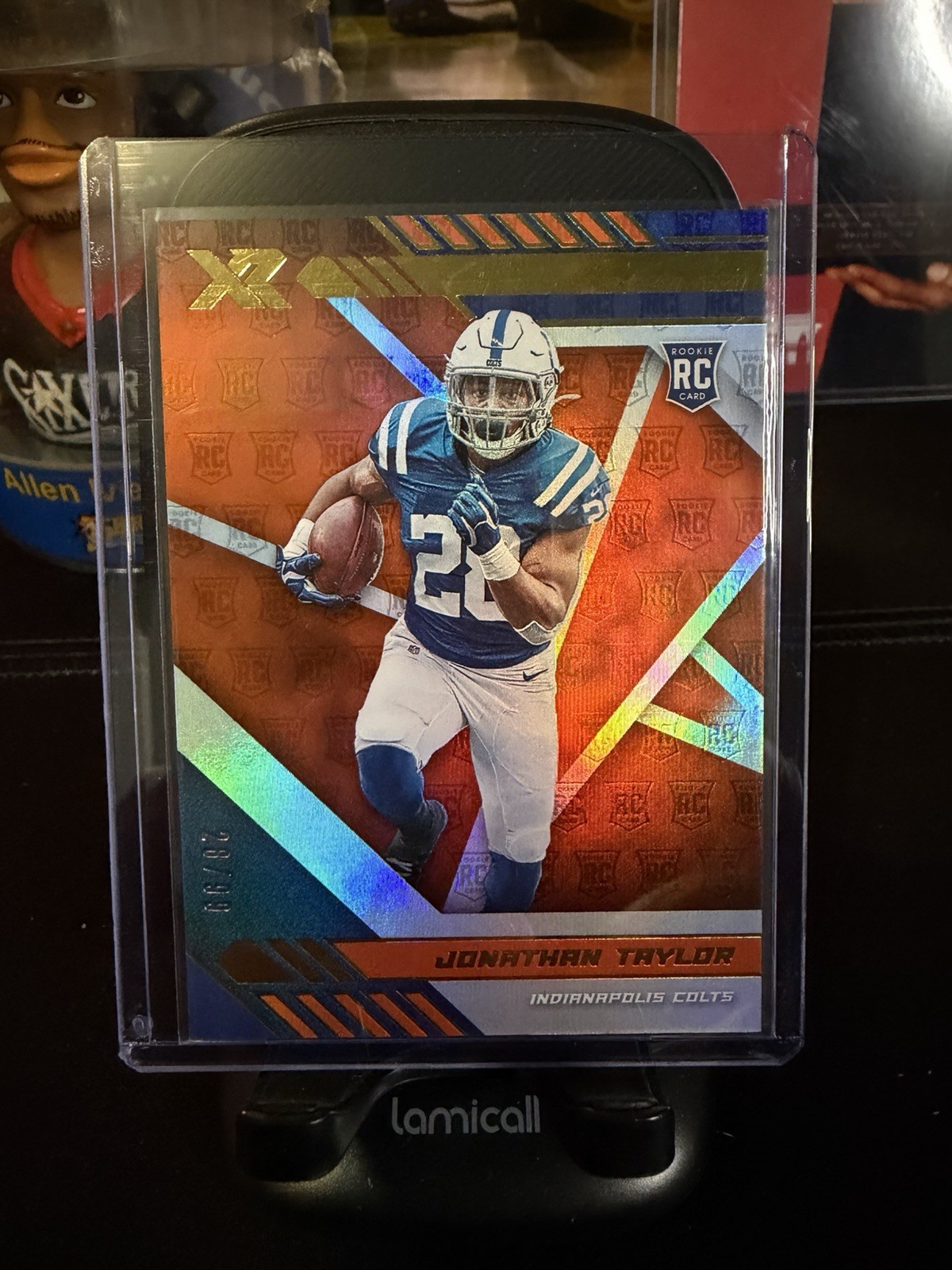 2020 Panini XR - Rookie Jonathan Taylor #118 Orange /99 (RC)