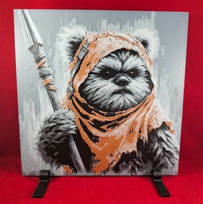 Forest Warrior Creature 3D Hueforge Wall Art Sci-Fi DecorPremium 