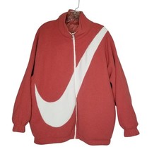 Nike NSW Big Swoosh Sherpa Reversible Jacket CZ4063 897 Pink Women's M/L