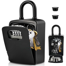 XXL Large Key Lock , 5.5”x4.1”x2.1” Waterproof Kirsite Combination Lockbox fo...