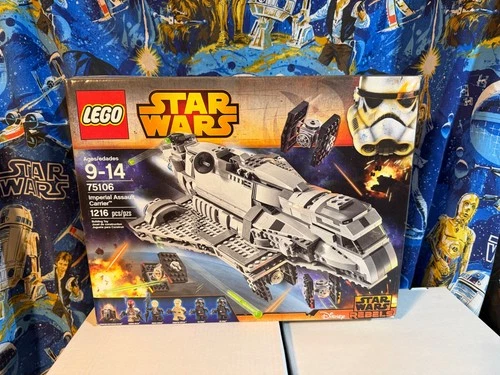 LEGO 75106 Star Wars: Imperial Assault Carrier Sabine NEW SEALED BOX creases
