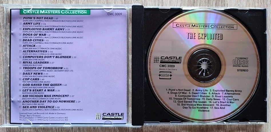 The Exploited - Castle Masters Collection | CD - Bild 3 von 3