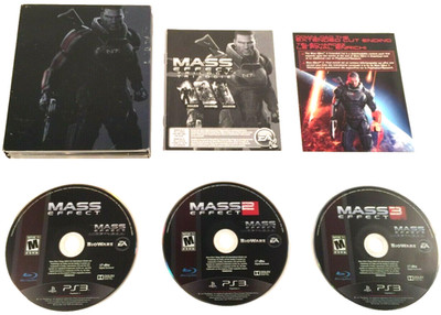 Mass Effect Trilogy - Playstation 3 - PS3 Games w/ Box - No Slipcover - Tested