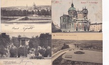 Lot de 4 cartes postales anciennes postcards NAMUR BELGIQUE 1