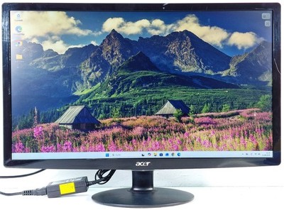 Acer S240HL 24 inch Slim Full HD LED PC Monitor 1920x1080 DVI VGA Win. XP 7 11