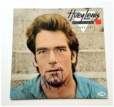 Huey Lewis & The News Signed Autographed Album Cover LP ACOA