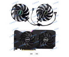 For ASUS RTX3060ti 3070 DUAL Snow Leopard Graphics Card Cooling Fan