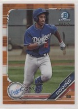 2019 Bowman Draft Chrome Orange Refractor 4/25 Jeter Downs #BDC-114 3b9