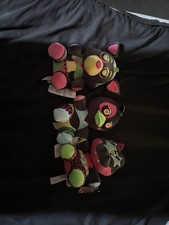 X3 Bundle Of Blacklight Funko Plushies Security Breach Fnaf With Tags