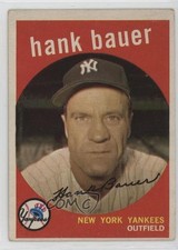 1959 Topps Hank Bauer (Gray Back) #240 0z0n