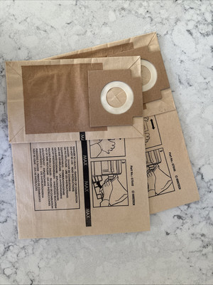 Two (2) - Hiretech Floor Sander Edger Disposable Paper Dust Bag