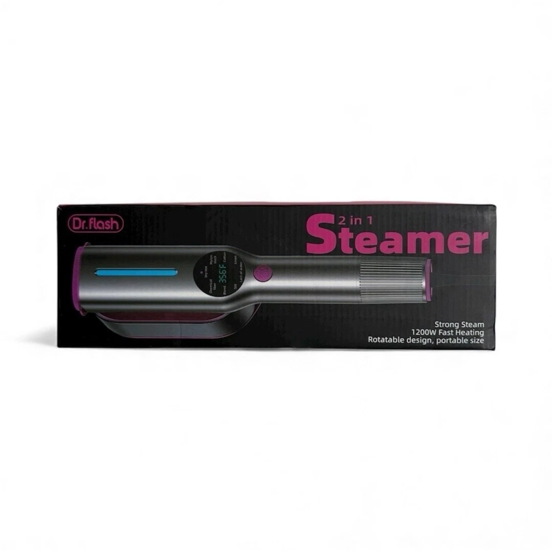 DRFLASH 2-in-1 Steamer & Iron for Clothes,15s Fast Heat-up 1200W Portable Handhe