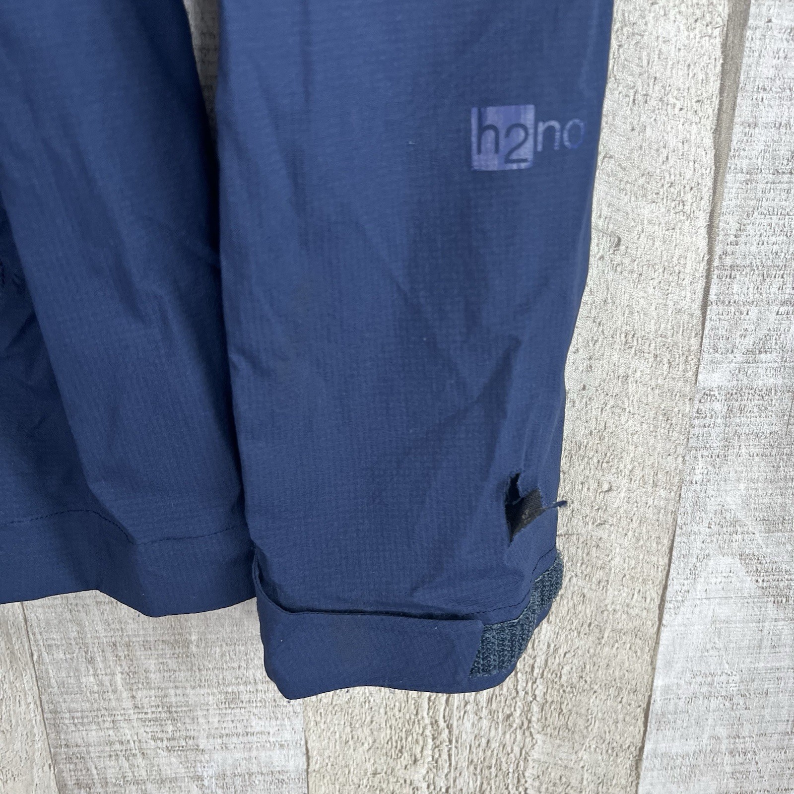 Patagonia Womens Stretch Rainshadow Jacket Small Navy Blue H2No Lightweight Flaw thumbnail 7