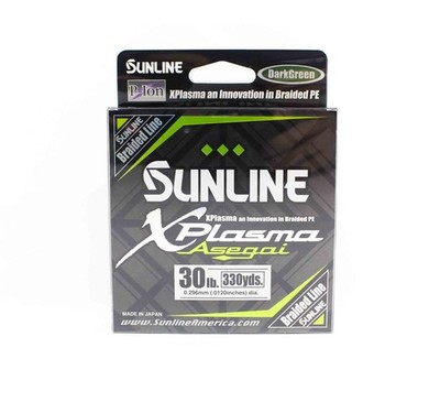 Sunline P.E Line Asegai Xplasma 330yds P.E 3 30lb Dark Green (6940)