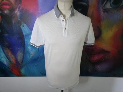 ETRO Milano Designer Poloshirt Weiß Gr. L   100% Baumwolle   Made in Italy   Top