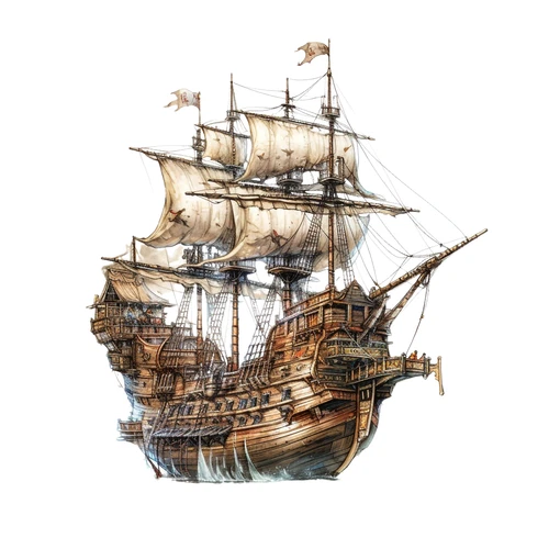 Pirate Skill Ship Blackbeard Treasure Flag Anchor Self Adhesive Vinyl Sticker
