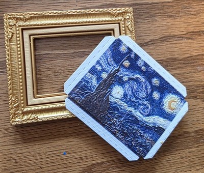 Mini Brands Masterpieces Legendary Starry Night By Van Gogh