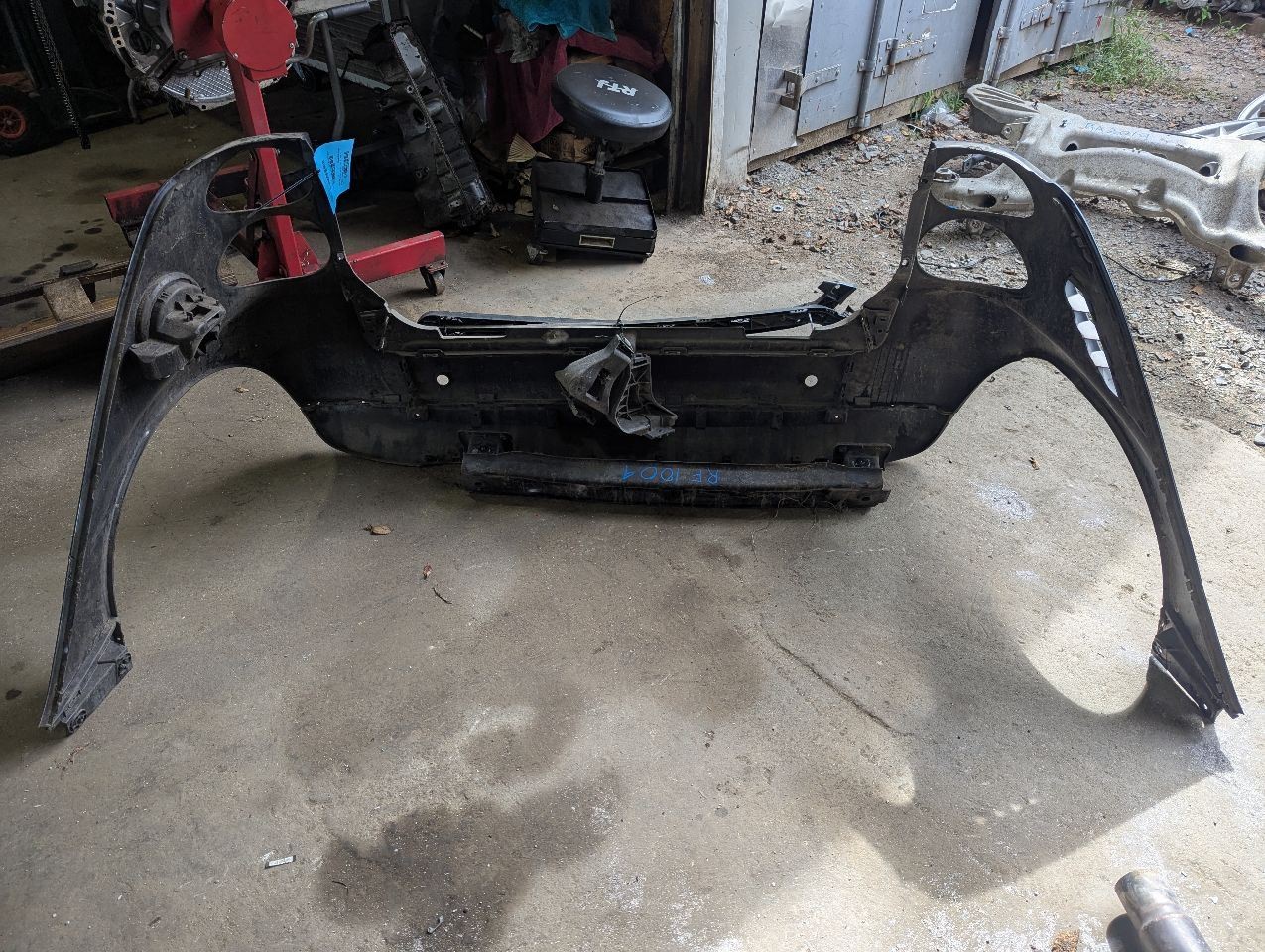 Rear Bumper Brabus Center Exhaust Fits 13-15 SMART , 4516400809C41B