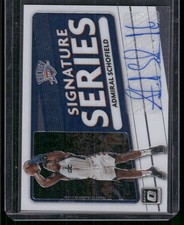 2020-21 Donruss Optic #SS-ASC Admiral Schofield Signature Series