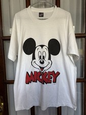 Vintage 90s FOTL Disney Mickey Mouse Graphic Single Stitch T-Shirt USA Made XL
