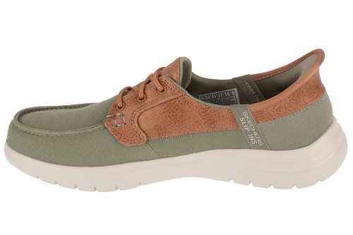Halbschuhe Damen, Skechers Slip-Ins: On-The-Go Flex - Palmilla, Grün - Bild 2 von 4