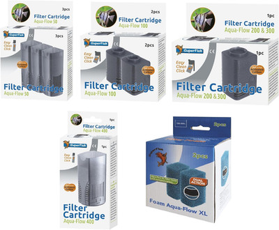 Aqua Flow 100 Easy Click Kartusche (2 Stück) - Verpackung kann variieren, schwarz