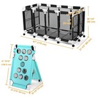 Yescom 335 Gal Pool Float Storage Bin with Bean Bag Toss Game Cornhole Board — photo 9