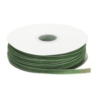 "Samtband Geschenkverpackung 50Yard X 1/4\" TüRkisgrüNes Einseitiges Samtbandrolle"