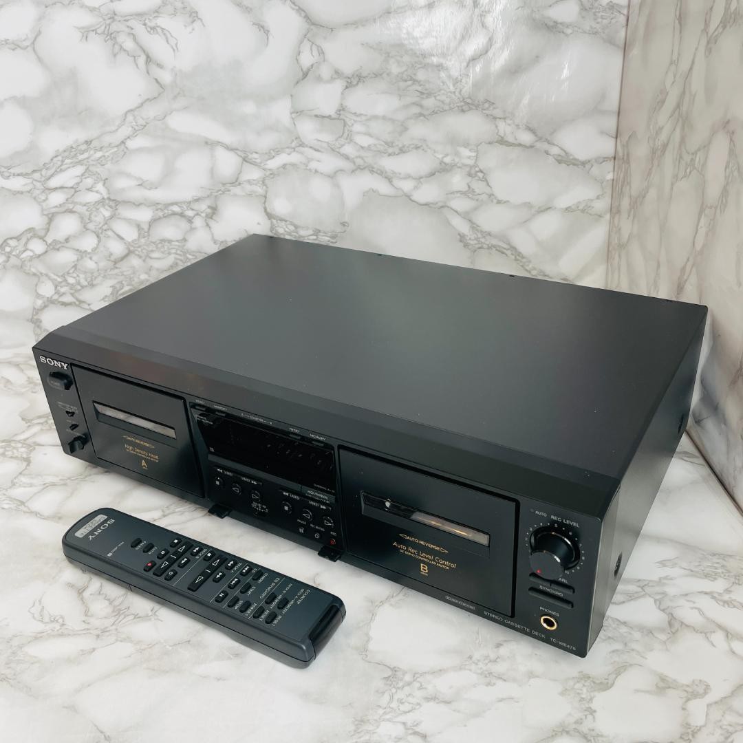 SONY カセットデッキ　TC-WE475 Amazon.co.jp: SONY TC-WE475 ツインリバースカセットデッキ : 家電